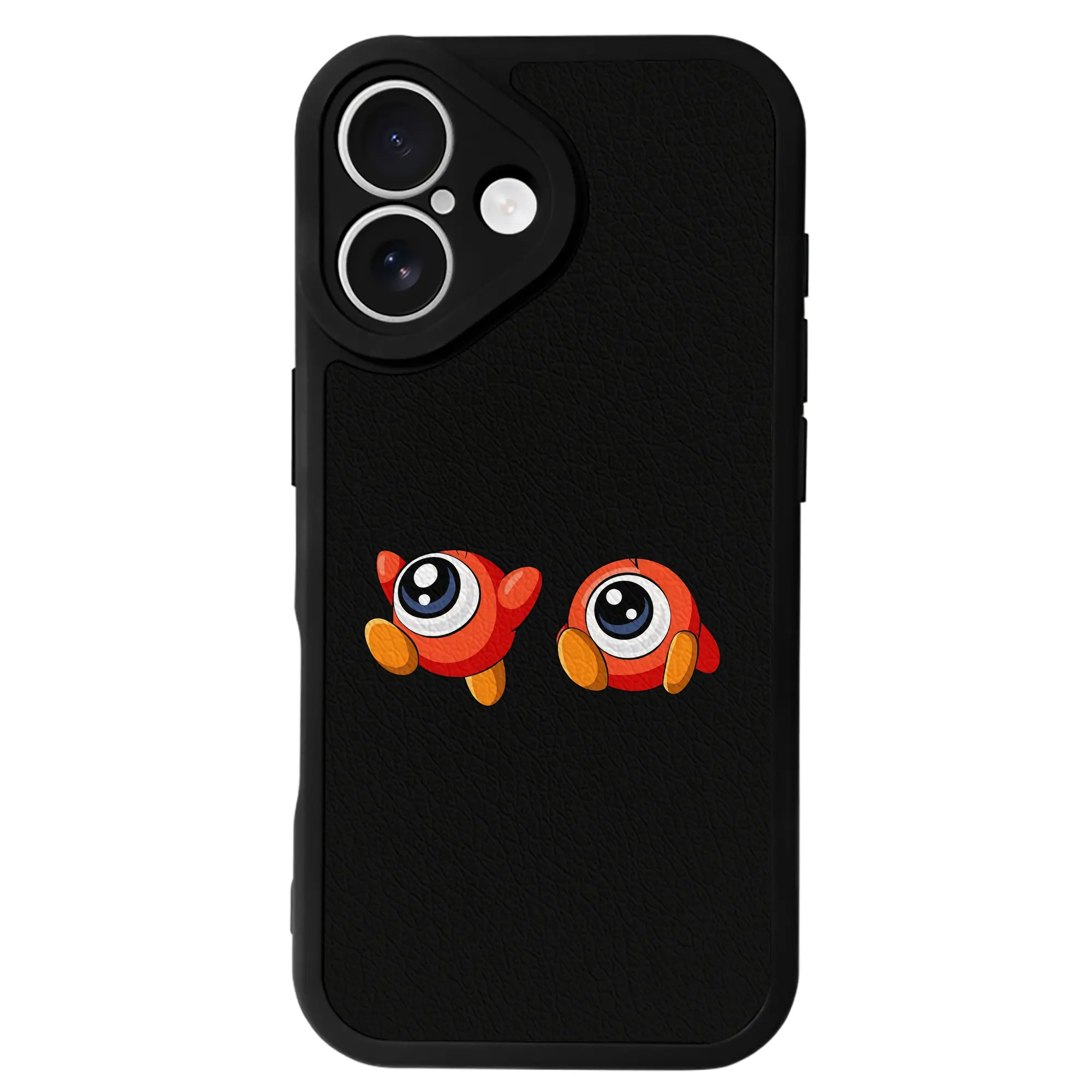 星のカービィ グッズ ワドルドゥ - IPhone 16シリーズ対応 ・ シリコンスマホケース ・ レザー調 ・ 高精度フィット ・ 耐衝撃 ・ ワイヤレス充電対応 ・ 精密カット